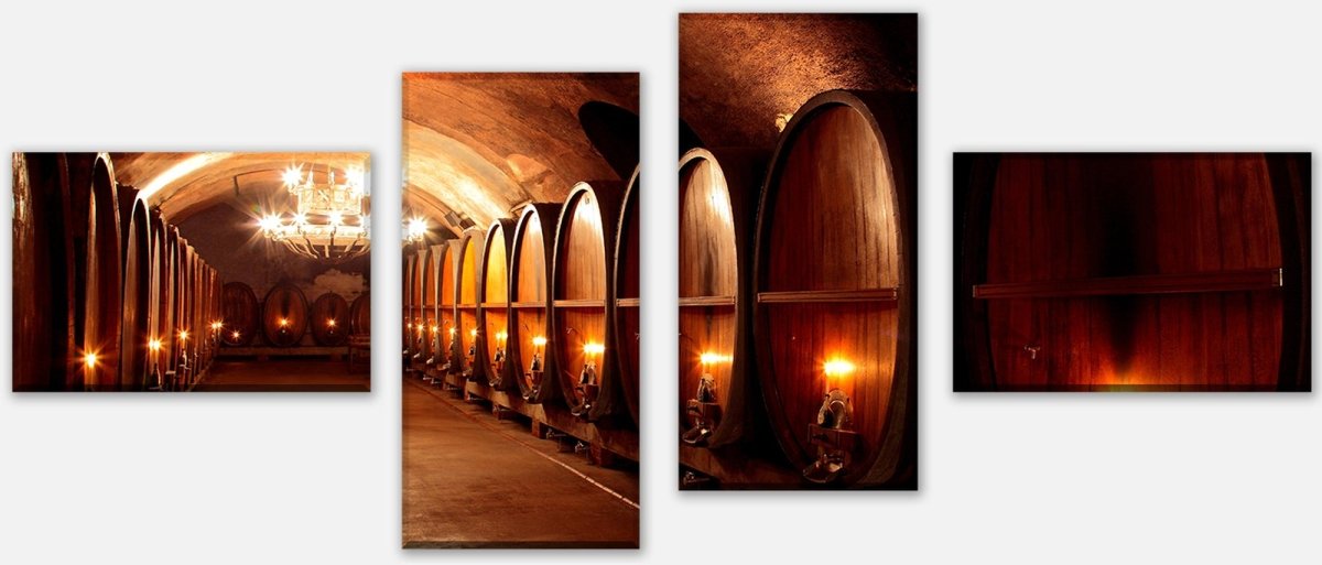 Leinwandbild Mehrteiler Weinkeller M0467 Leinwandbild Mehrteiler Weinkeller M0467