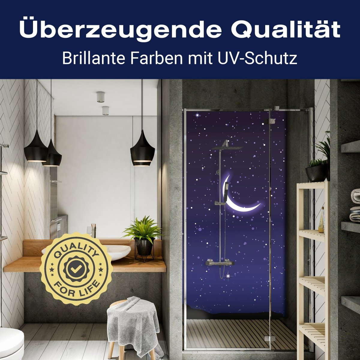 Duschwand Sternennacht M0470 entdecken - Bild 2 Duschwand Sternennacht M0470 entdecken - Bild 2