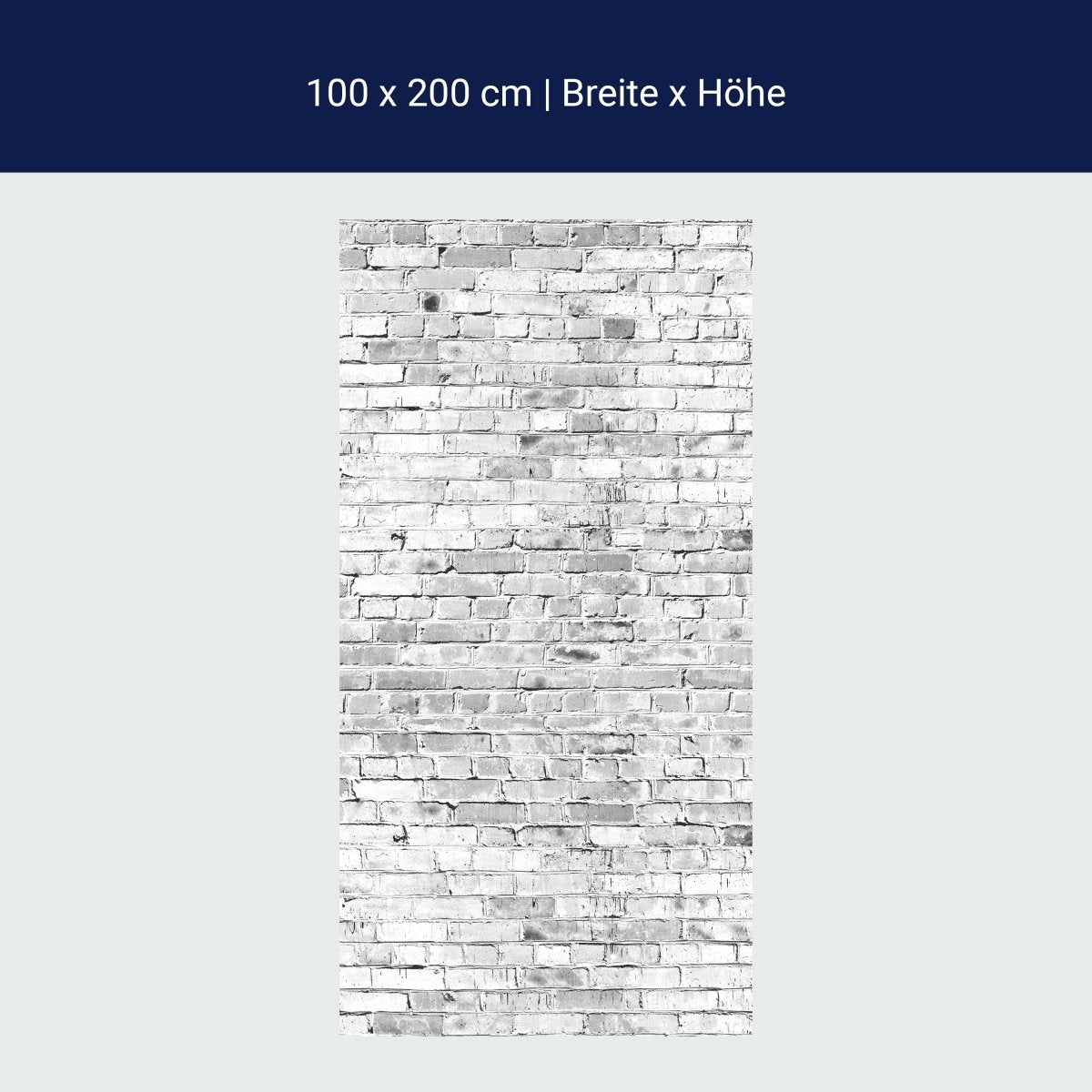 Duschwand Klinkersteine Grau M0471 Duschwand Klinkersteine Grau M0471