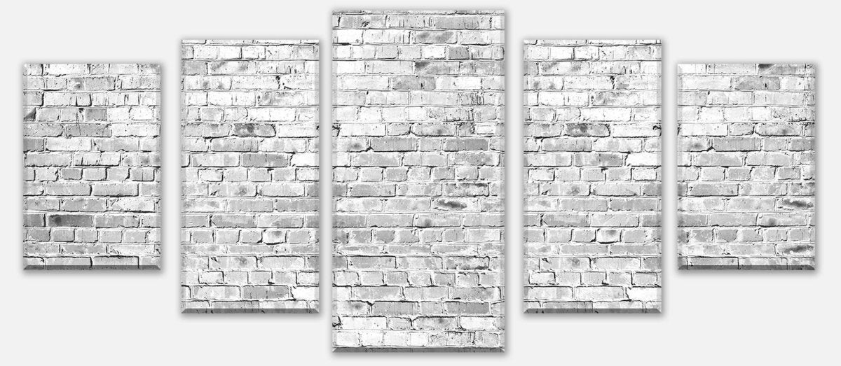 Leinwandbild Mehrteiler Klinkersteine Grau M0471 entdecken - Bild 1 Leinwandbild Mehrteiler Klinkersteine Grau M0471 entdecken - Bild 1