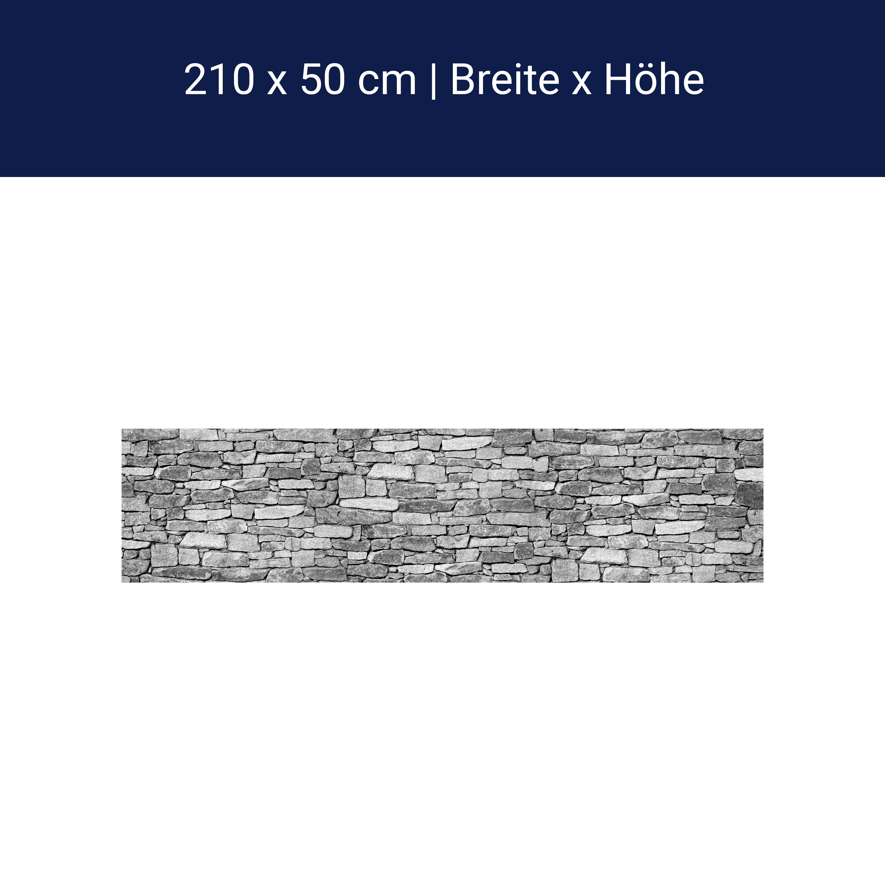 Küchenrückwand Natursteinmauer Grau M0472 Küchenrückwand Natursteinmauer Grau M0472