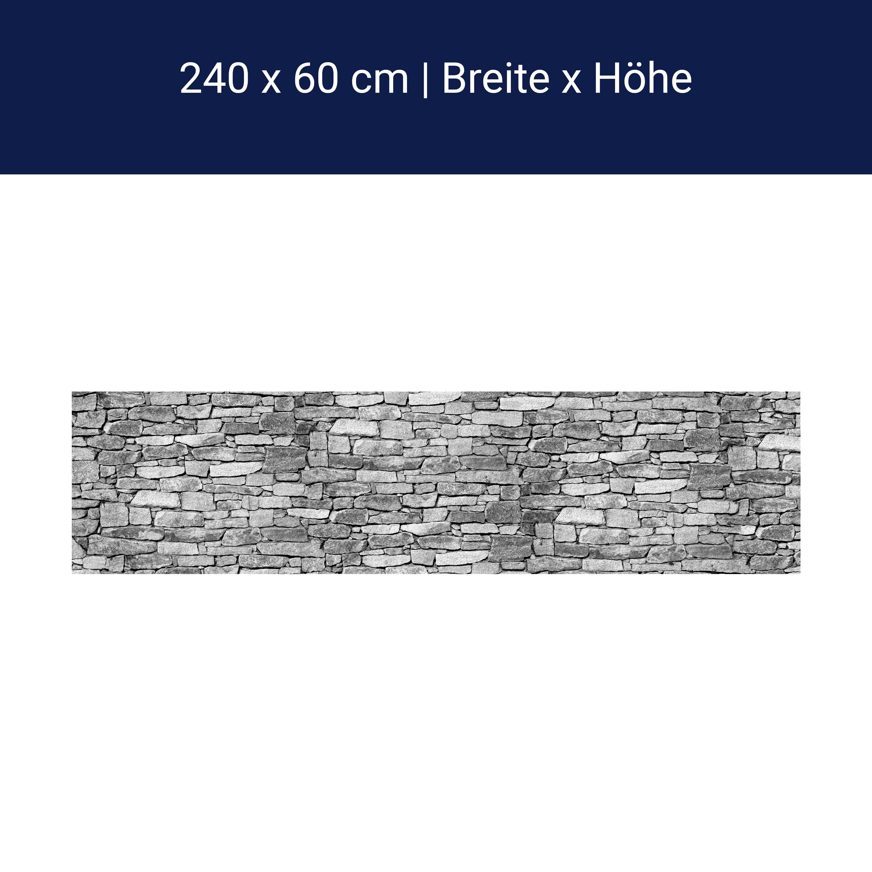 Küchenrückwand Natursteinmauer Grau M0472 Küchenrückwand Natursteinmauer Grau M0472