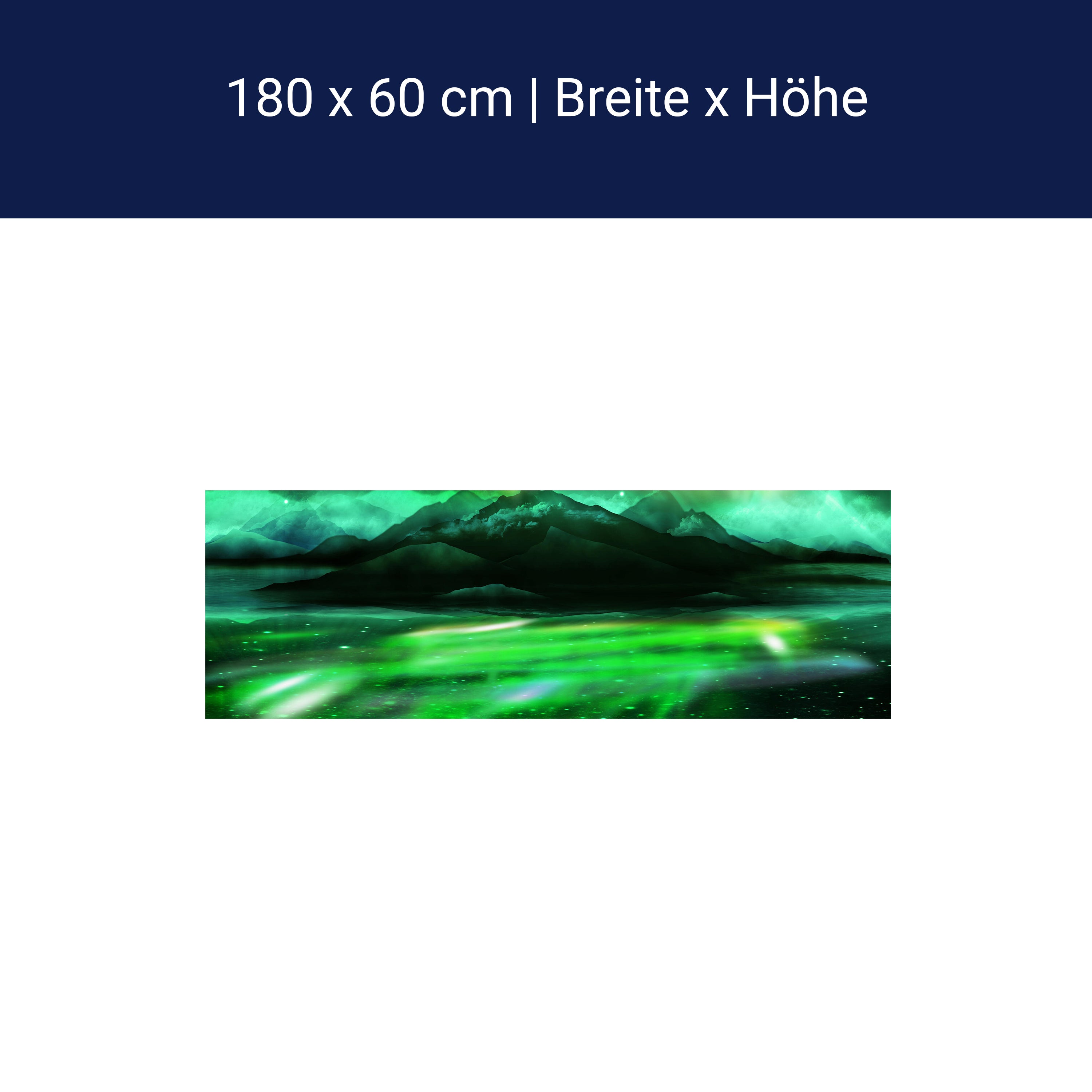 Küchenrückwand Grünes Nordlicht M0475 Küchenrückwand Grünes Nordlicht M0475