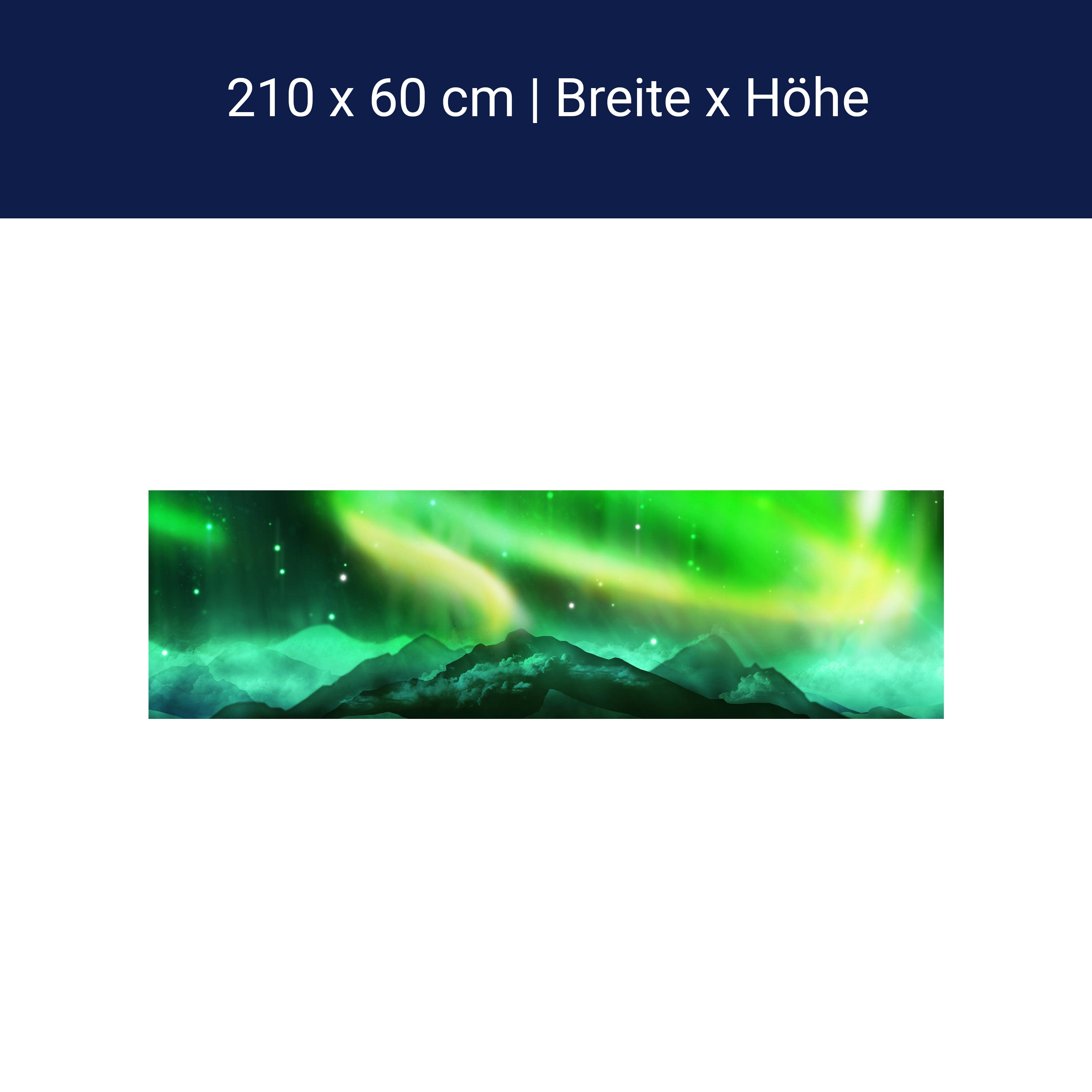 Küchenrückwand Grünes Nordlicht M0475 Küchenrückwand Grünes Nordlicht M0475