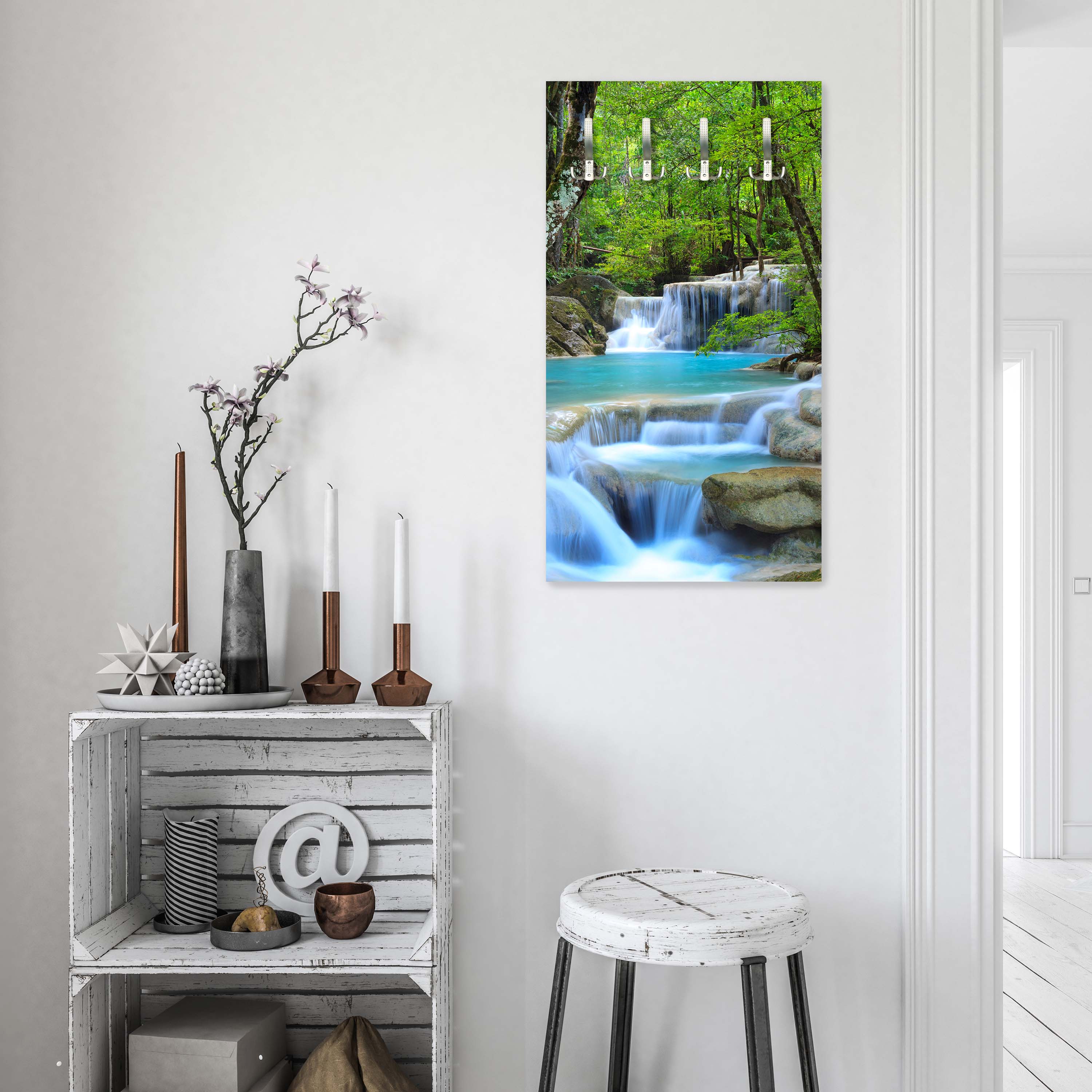 Garderobe Wasserfall im Wald M0485 entdecken - Bild 2 Garderobe Wasserfall im Wald M0485 entdecken - Bild 2