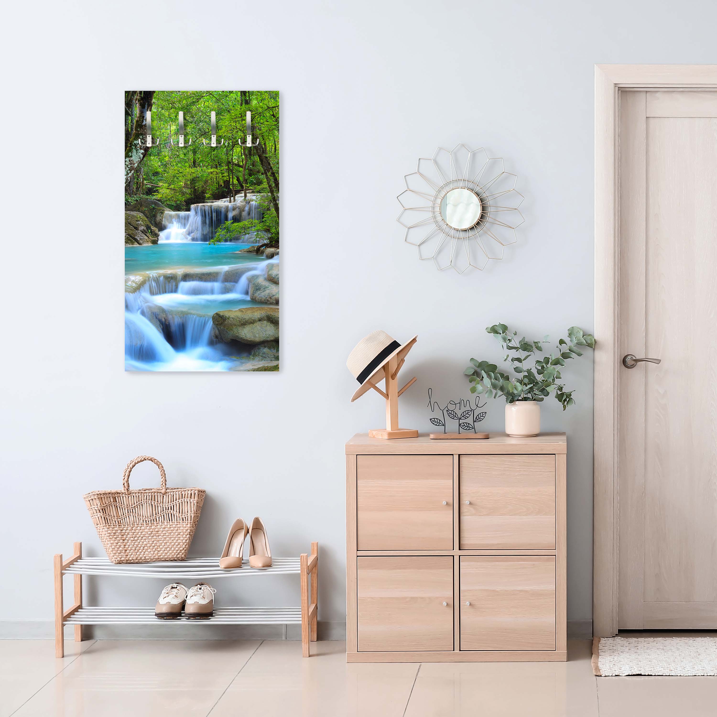 Garderobe Wasserfall im Wald M0485 entdecken - Bild 5 Garderobe Wasserfall im Wald M0485 entdecken - Bild 5