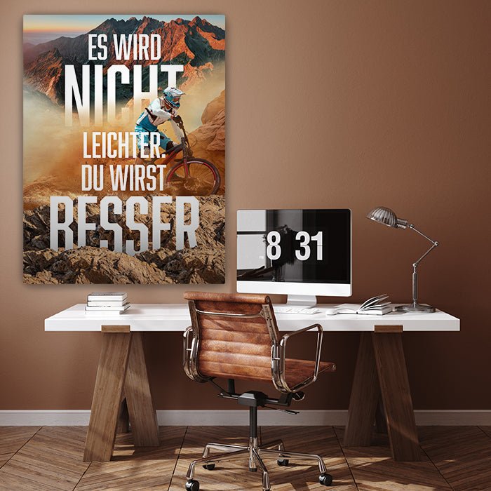 Leinwandbild Du wirst besser Hochformat M0488 kaufen - Bild 3 Leinwandbild Du wirst besser Hochformat M0488 kaufen - Bild 3