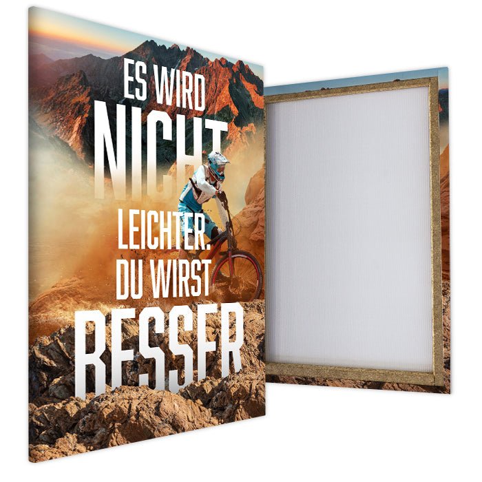 Leinwandbild Du wirst besser Hochformat M0488 kaufen - Bild 4 Leinwandbild Du wirst besser Hochformat M0488 kaufen - Bild 4