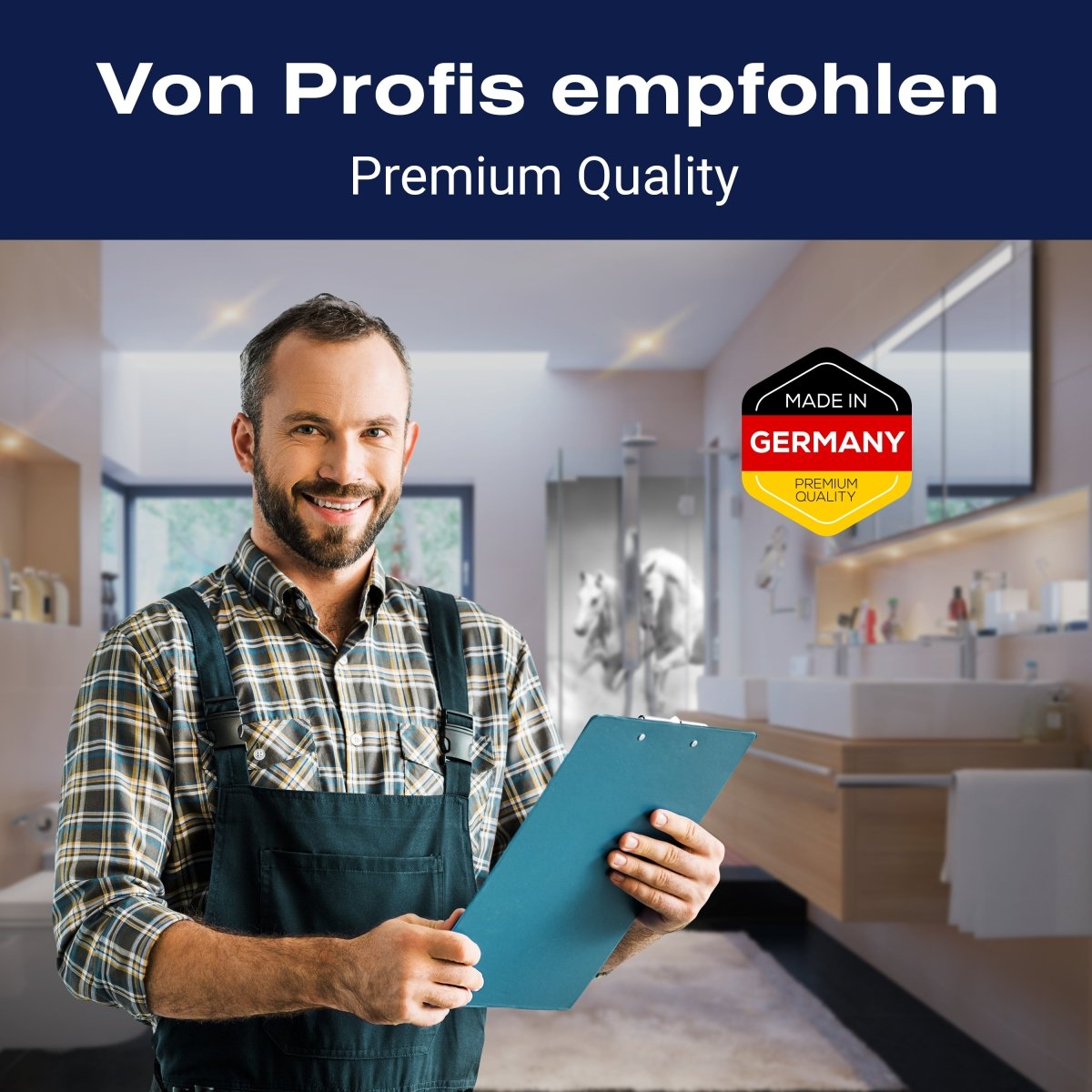 Duschwand weiße Traumpferde M0489 entdecken - Bild 5 Duschwand weiße Traumpferde M0489 entdecken - Bild 5