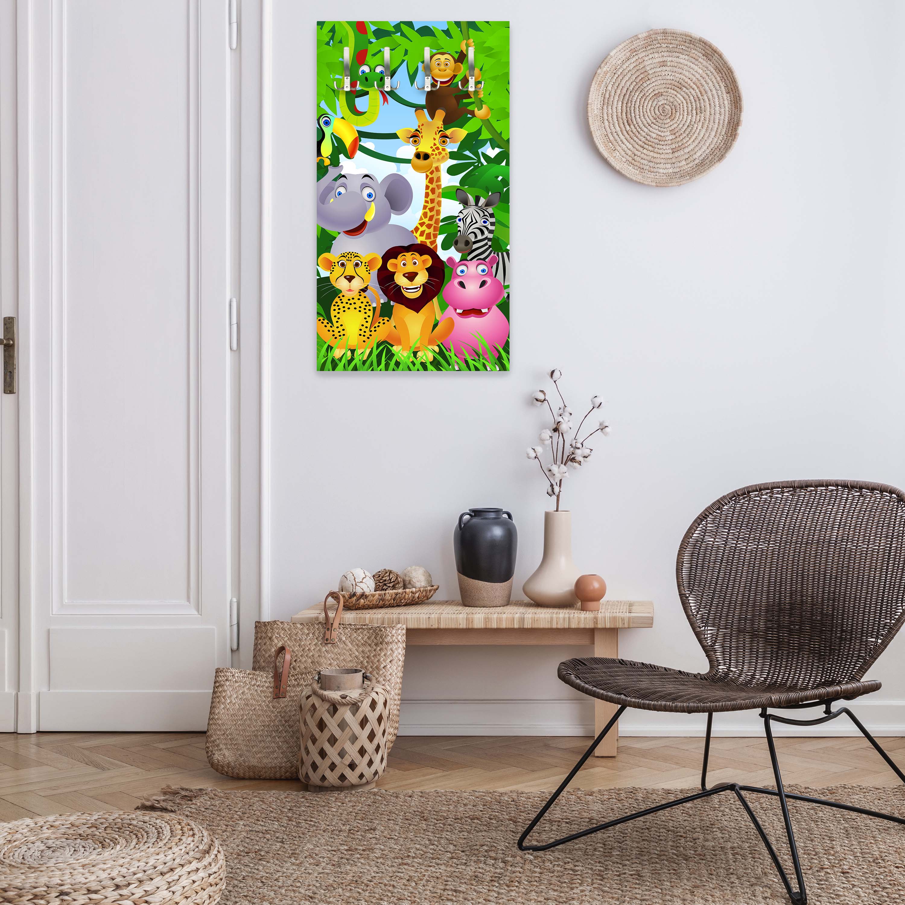 Garderobe Dschungelfreunde M0496 entdecken - Bild 5 Garderobe Dschungelfreunde M0496 entdecken - Bild 5