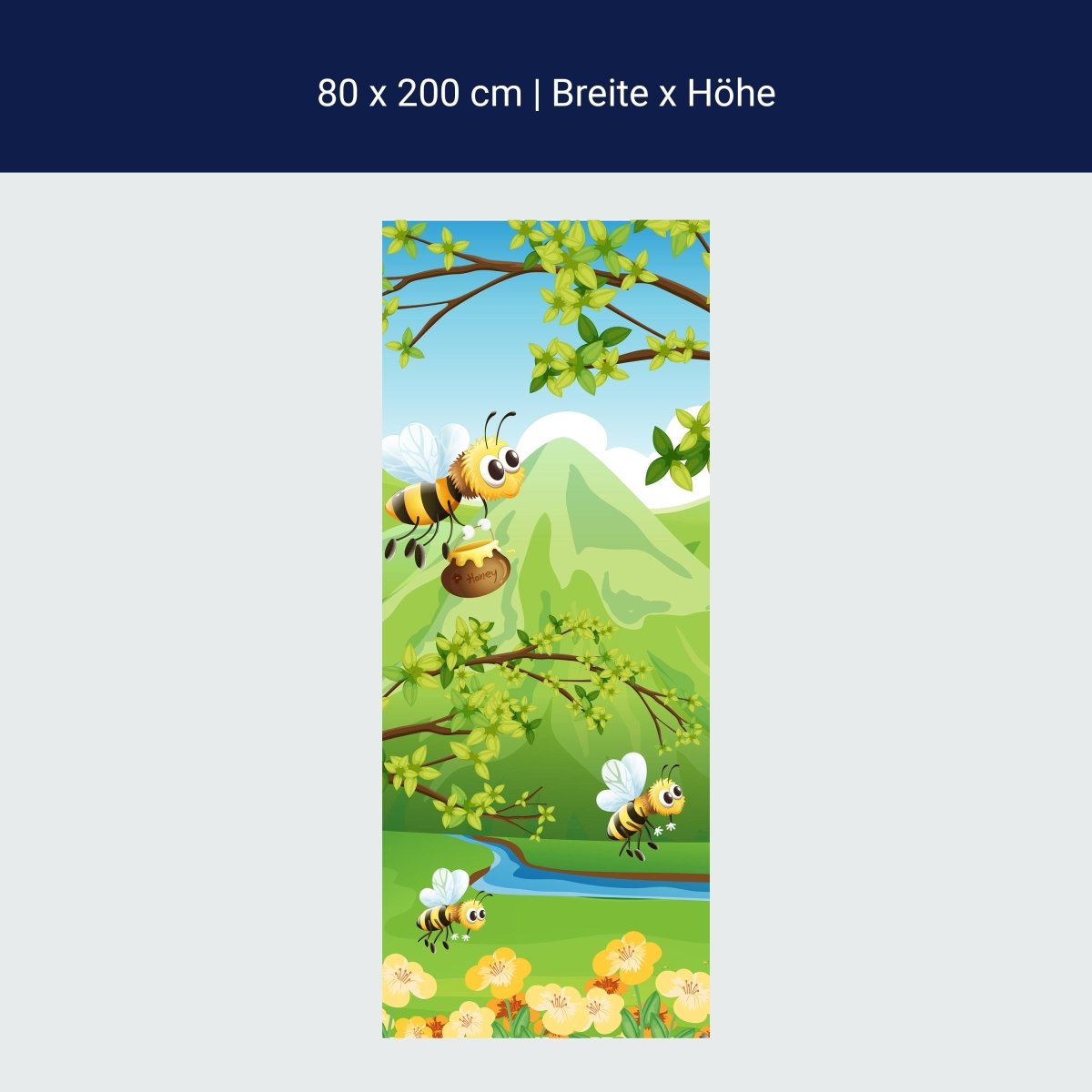 Duschwand Honigbienen M0497 Duschwand Honigbienen M0497