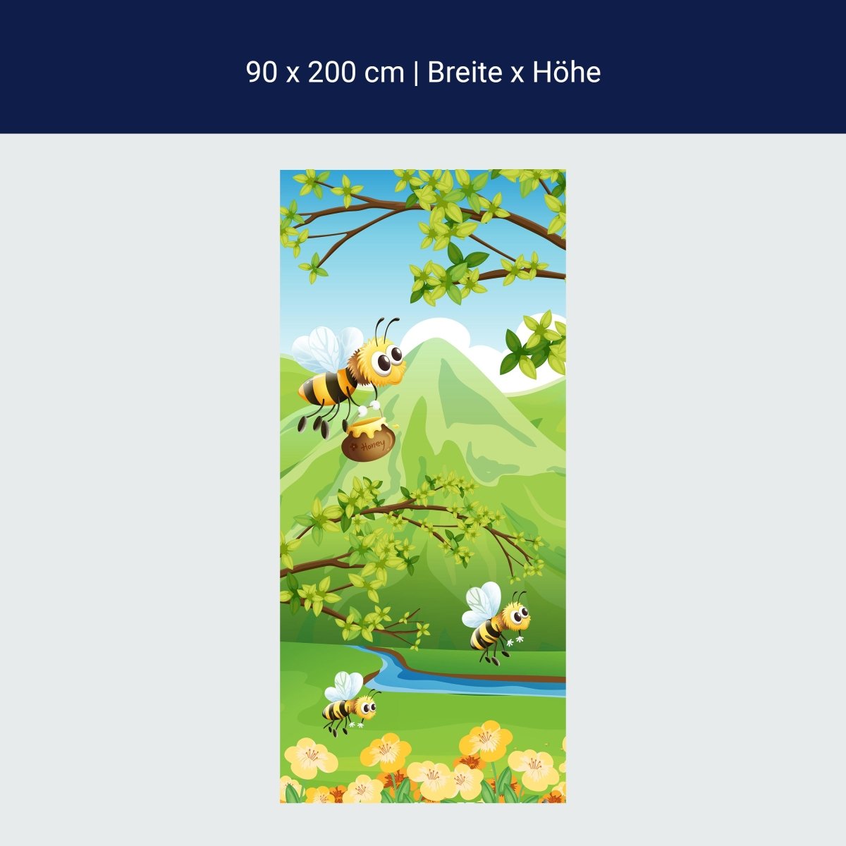 Duschwand Honigbienen M0497 Duschwand Honigbienen M0497