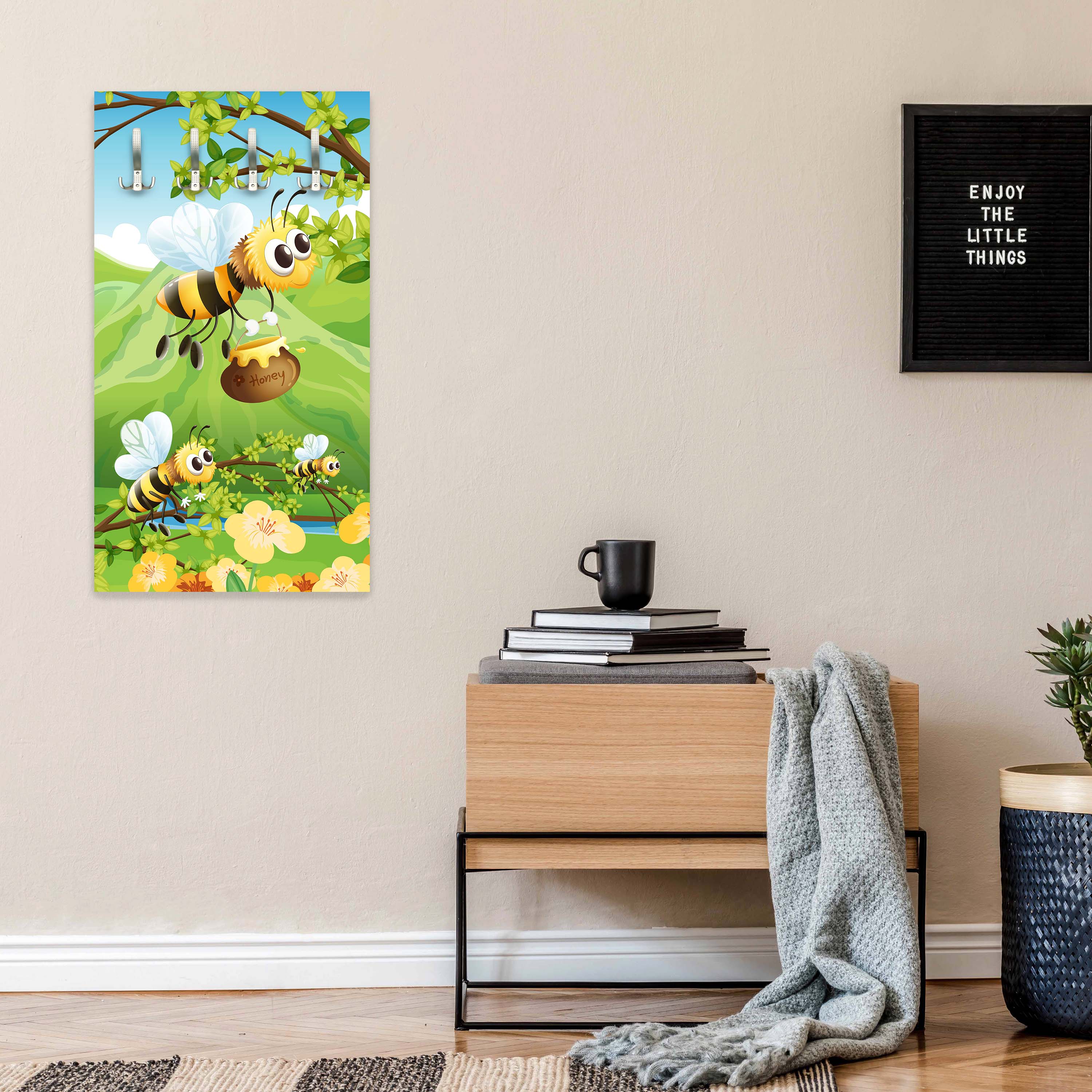 Garderobe Honigbienen M0497 entdecken - Bild 5 Garderobe Honigbienen M0497 entdecken - Bild 5