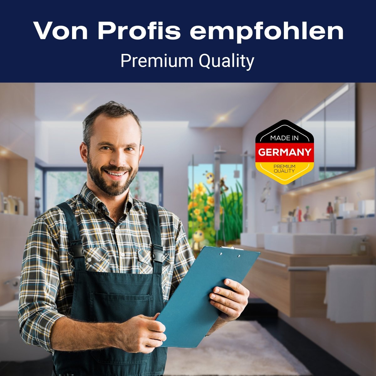 Duschwand Bienen im Garten M0498 entdecken - Bild 5 Duschwand Bienen im Garten M0498 entdecken - Bild 5