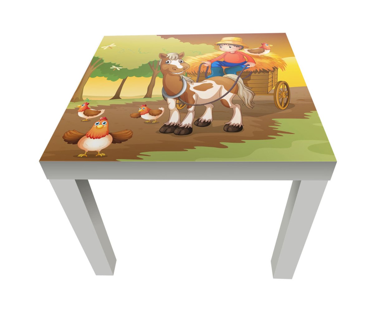 Beistelltisch Farmer mit Pferdekutsche M0499 entdecken - Bild 1 Beistelltisch Farmer mit Pferdekutsche M0499 entdecken - Bild 1