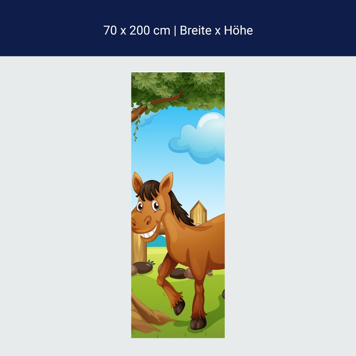 Duschwand Pferde auf der Wiese M0500 Duschwand Pferde auf der Wiese M0500