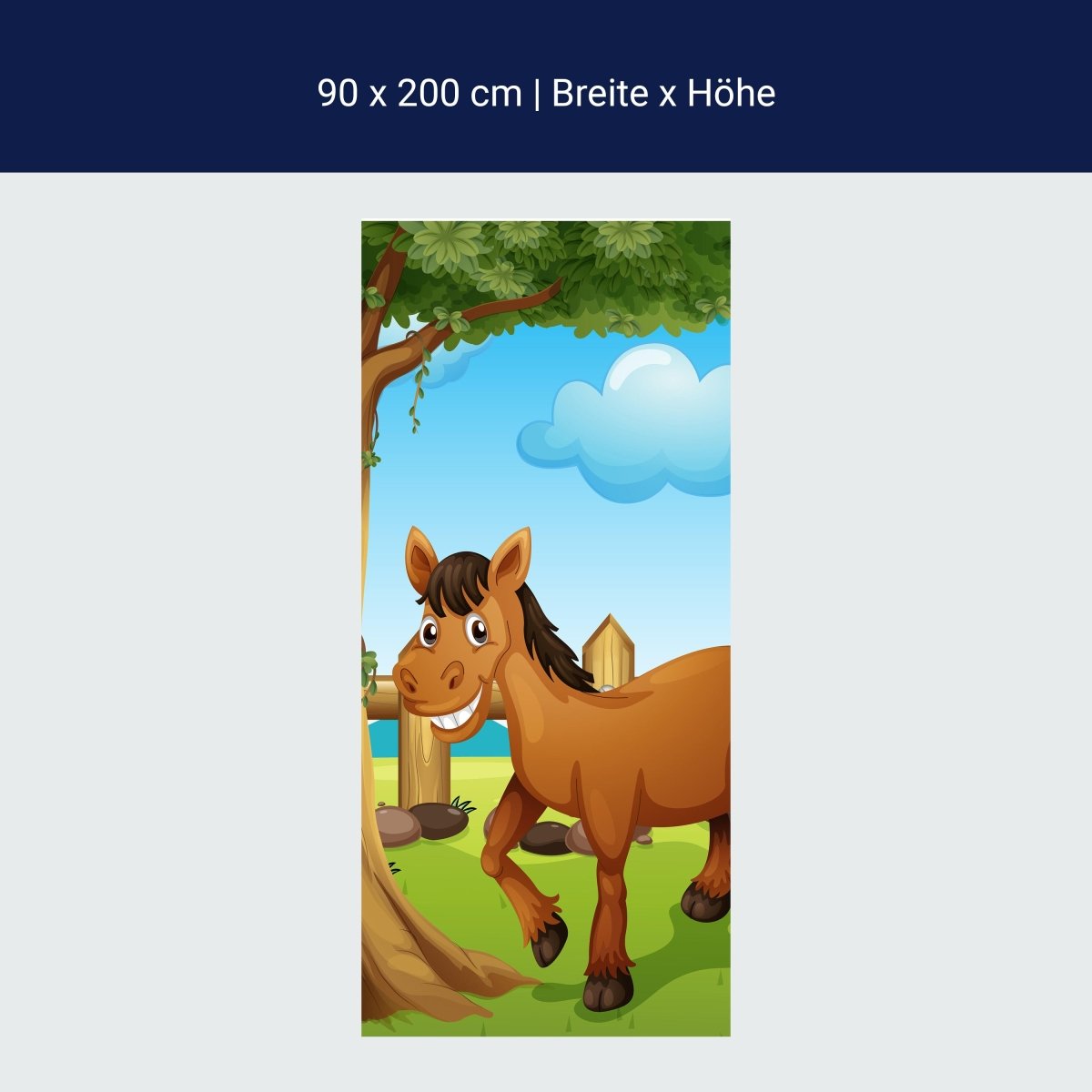 Duschwand Pferde auf der Wiese M0500 Duschwand Pferde auf der Wiese M0500