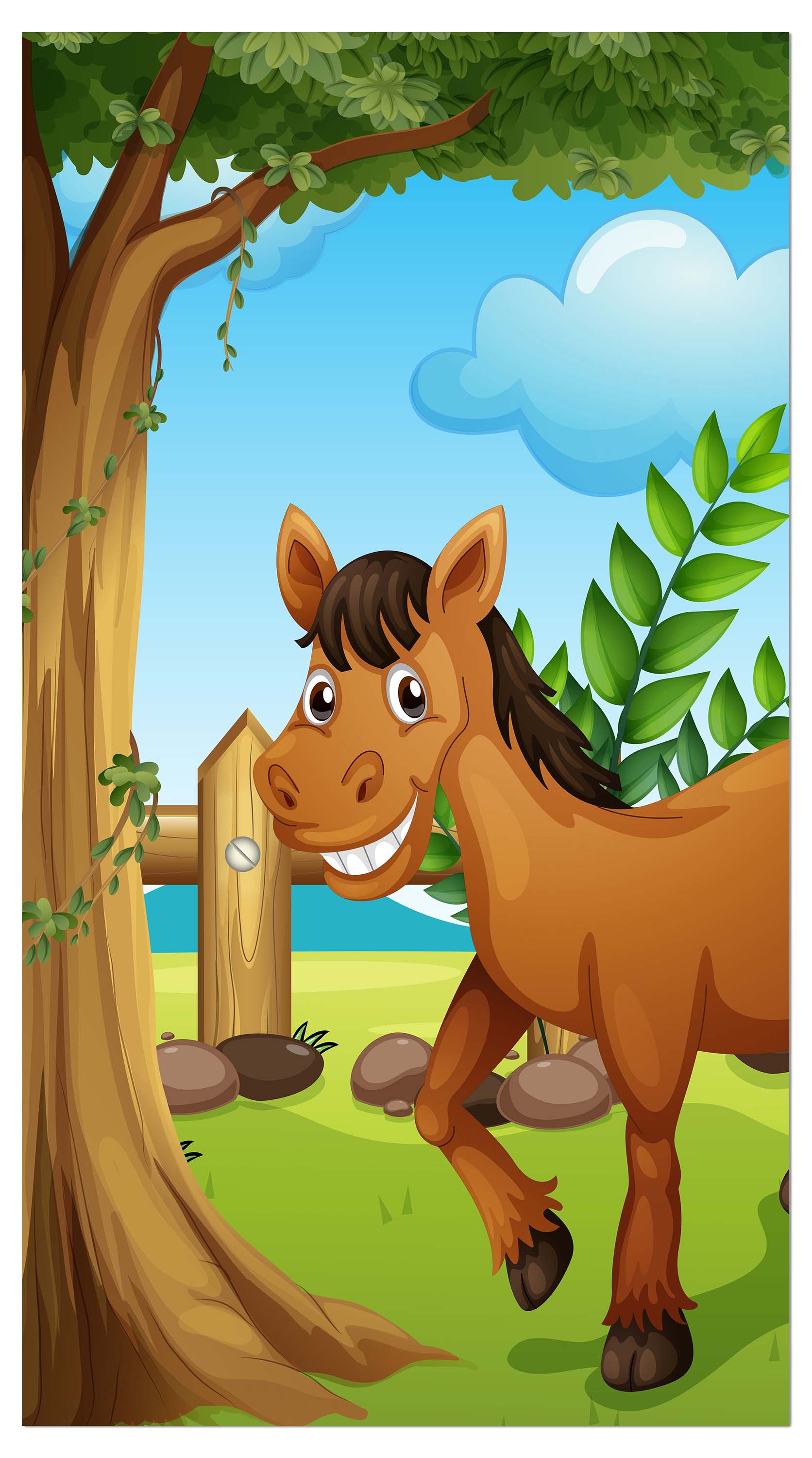 Garderobe Pferde auf der Wiese M0500 entdecken - Bild 4 Garderobe Pferde auf der Wiese M0500 entdecken - Bild 4