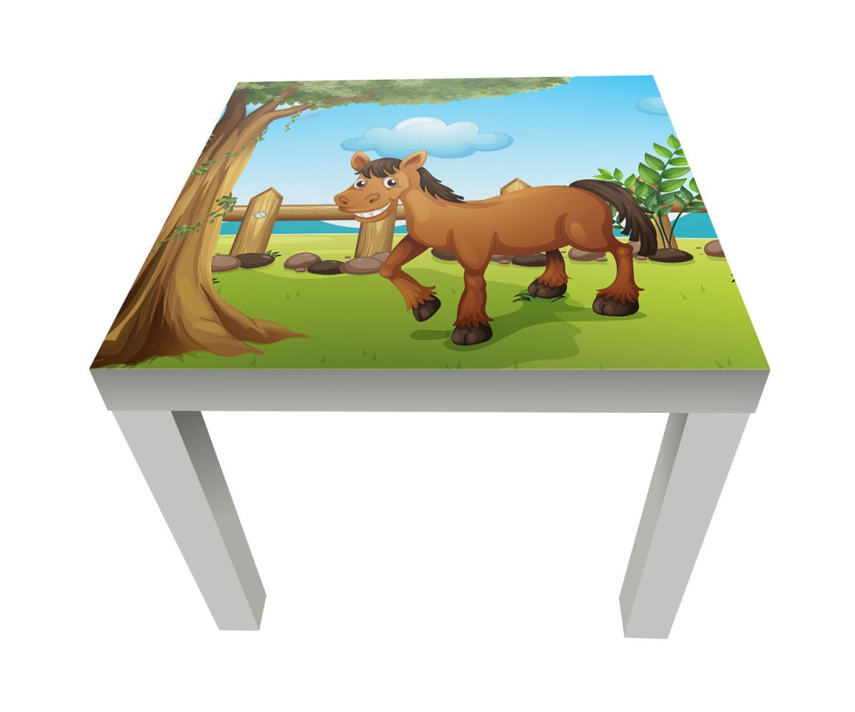 Beistelltisch Pferde auf der Wiese M0500 entdecken - Bild 1 Beistelltisch Pferde auf der Wiese M0500 entdecken - Bild 1