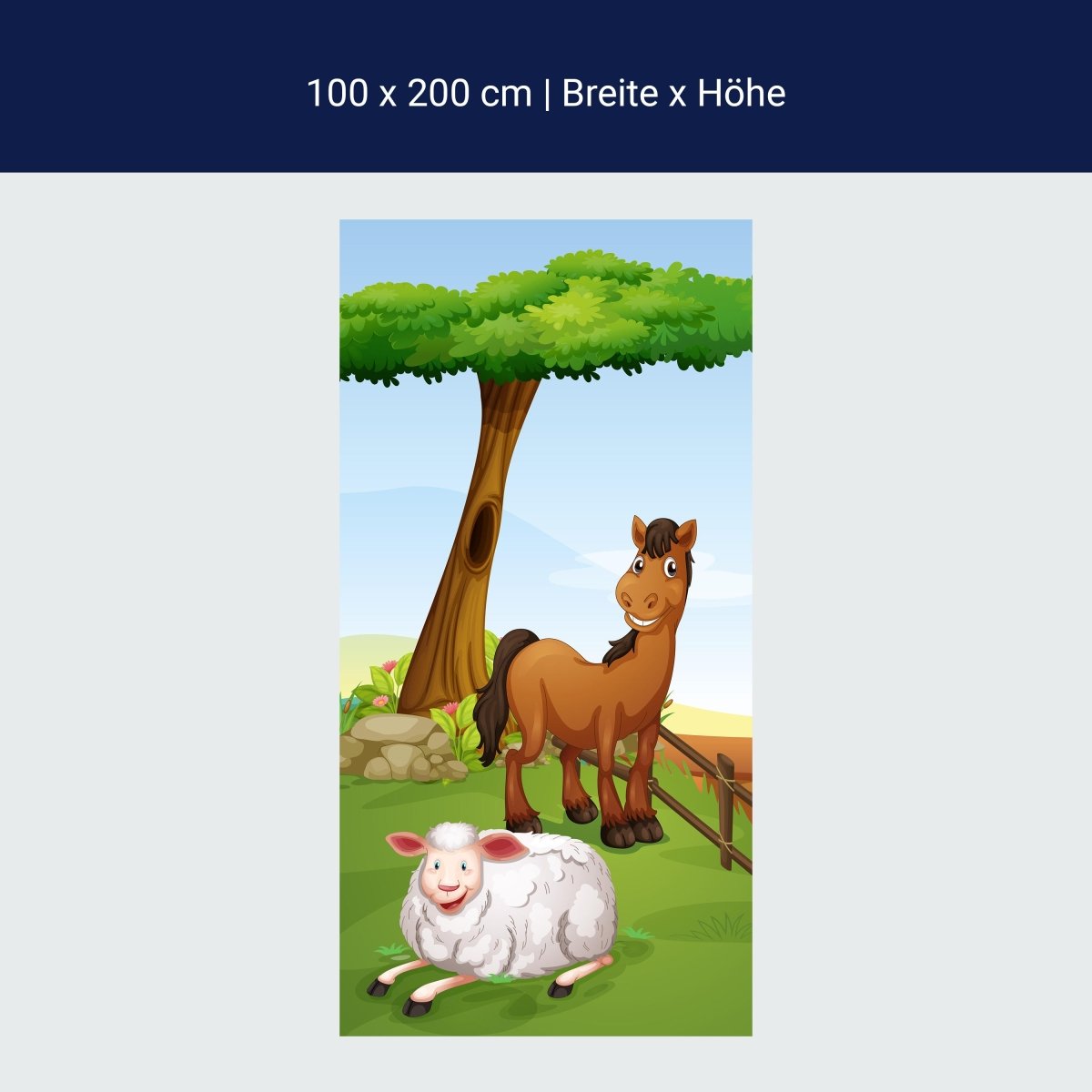 Duschwand Pferdefarm M0501 Duschwand Pferdefarm M0501