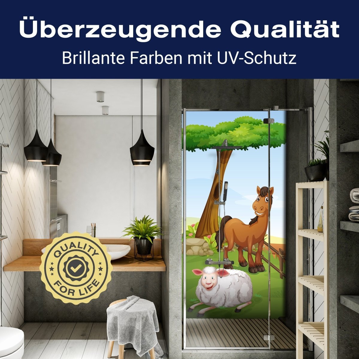 Duschwand Pferdefarm M0501 entdecken - Bild 2 Duschwand Pferdefarm M0501 entdecken - Bild 2