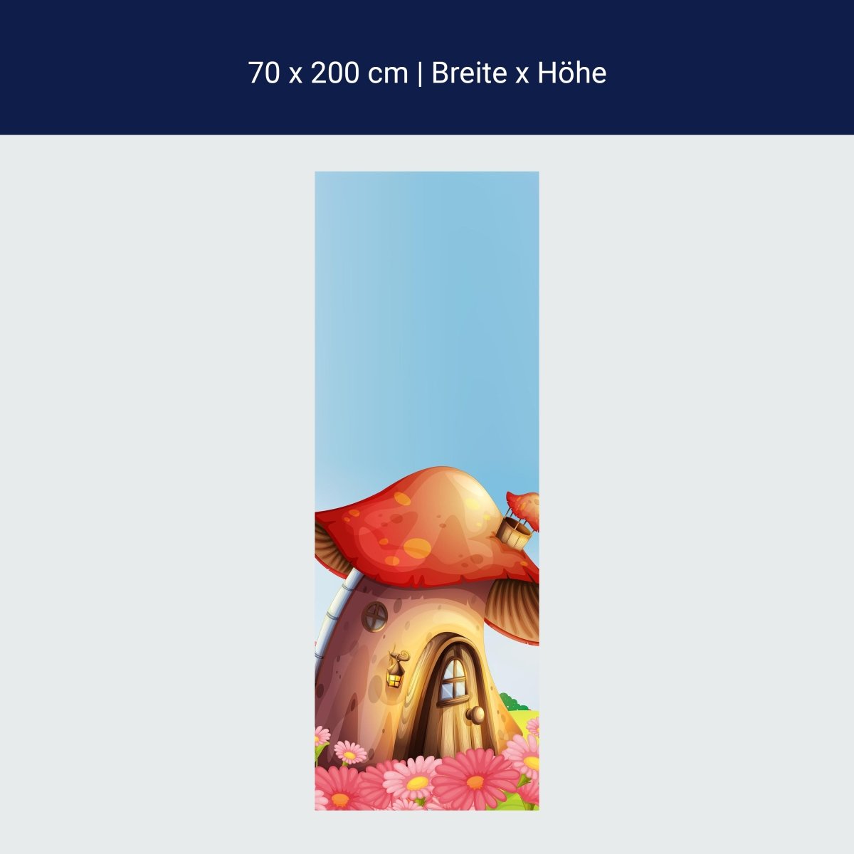 Duschwand Pilz auf der Blumenwiese M0502 Duschwand Pilz auf der Blumenwiese M0502