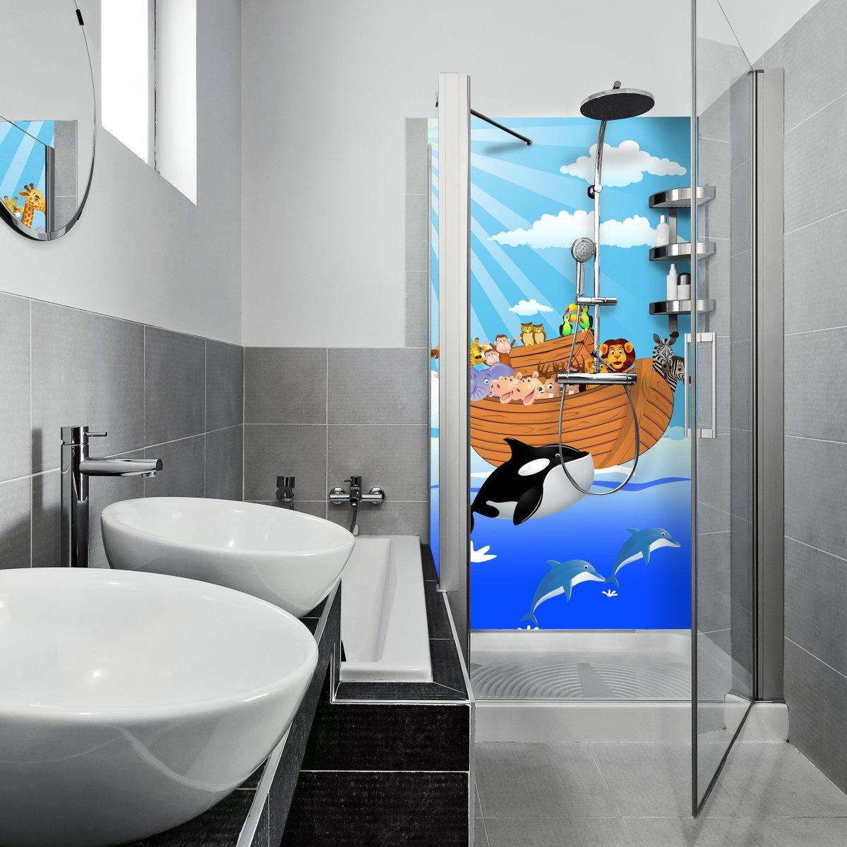 Duschwand Noahs Arche M0503 entdecken - Bild 1 Duschwand Noahs Arche M0503 entdecken - Bild 1