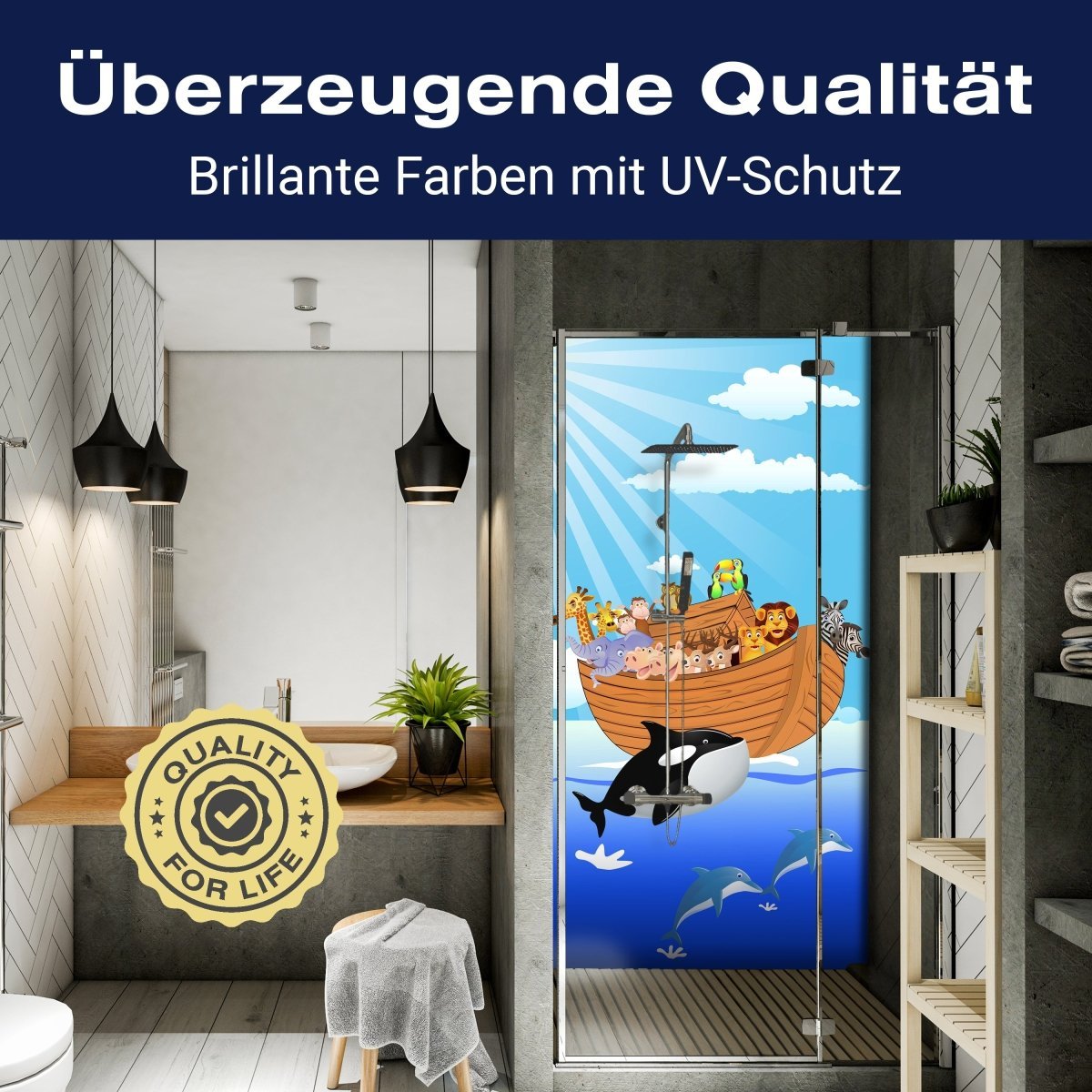 Duschwand Noahs Arche M0503 entdecken - Bild 2 Duschwand Noahs Arche M0503 entdecken - Bild 2