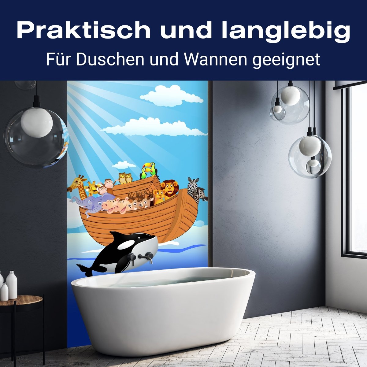 Duschwand Noahs Arche M0503 entdecken - Bild 3 Duschwand Noahs Arche M0503 entdecken - Bild 3
