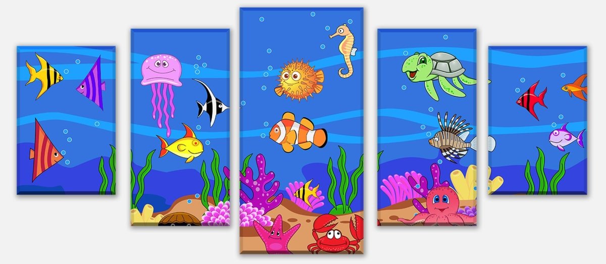Leinwandbild Mehrteiler Unterwasserwelt M0505 entdecken - Bild 1 Leinwandbild Mehrteiler Unterwasserwelt M0505 entdecken - Bild 1