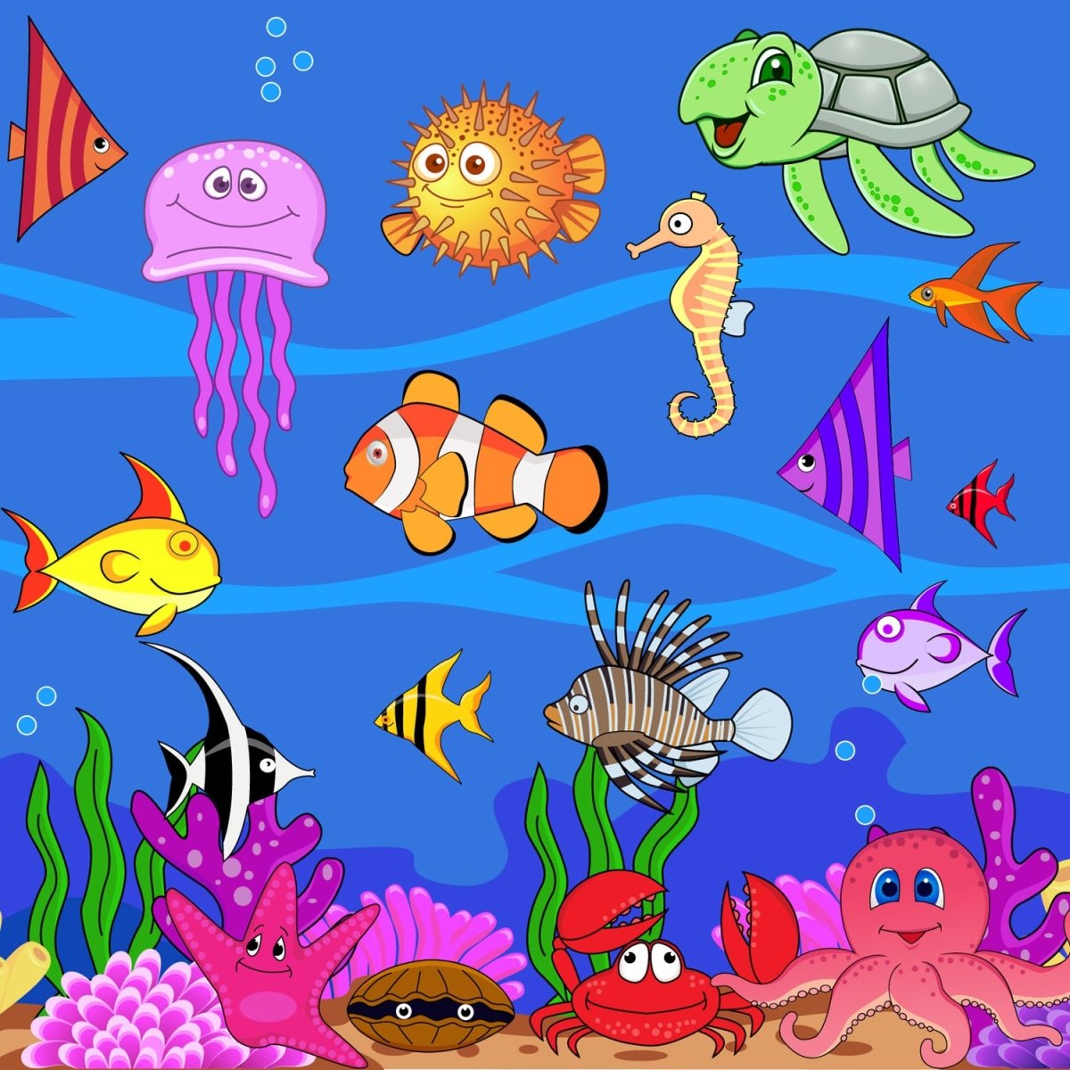 Beistelltisch Unterwasserwelt M0505 entdecken - Bild 2 Beistelltisch Unterwasserwelt M0505 entdecken - Bild 2