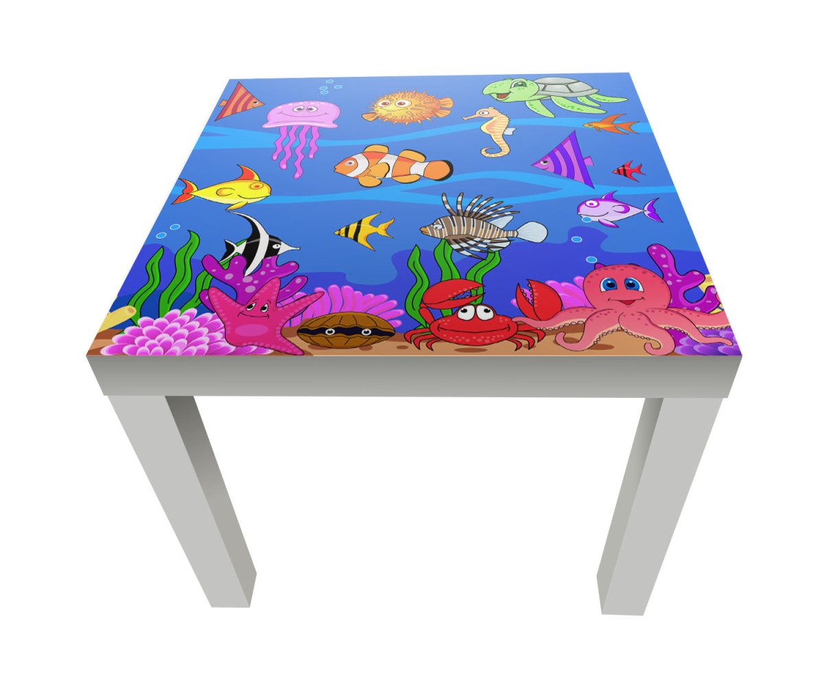 Beistelltisch Unterwasserwelt M0505 entdecken - Bild 1 Beistelltisch Unterwasserwelt M0505 entdecken - Bild 1