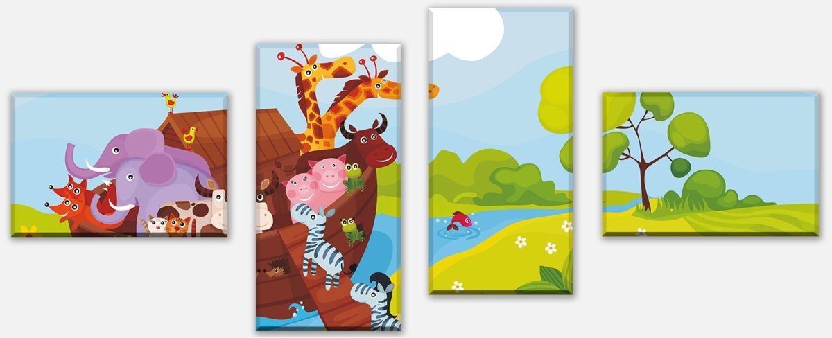 Leinwandbild Mehrteiler Arche M0506 Leinwandbild Mehrteiler Arche M0506