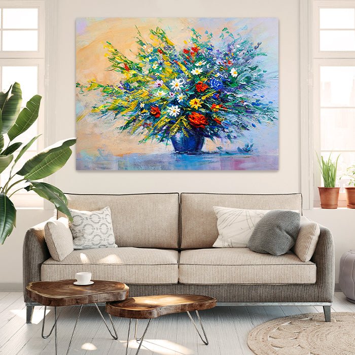 Leinwandbild Malerei Blumen Querformat M0506 kaufen - Bild 2 Leinwandbild Malerei Blumen Querformat M0506 kaufen - Bild 2