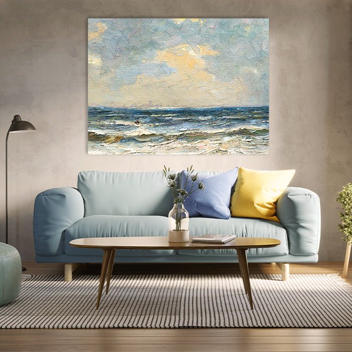 Leinwandbild Malerei Meer Querformat M0508 kaufen - Bild 3 Leinwandbild Malerei Meer Querformat M0508 kaufen - Bild 3