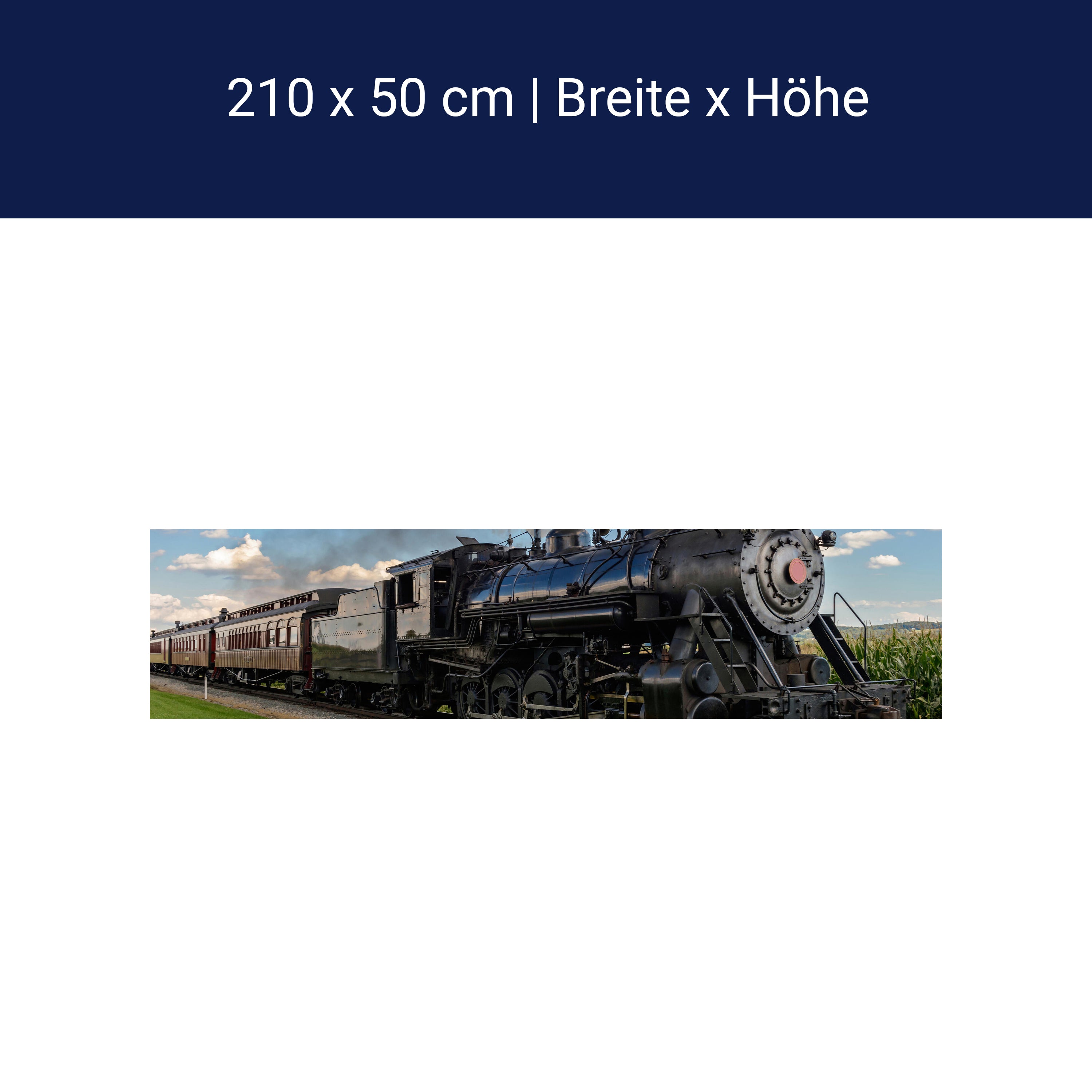 Küchenrückwand Alte Dampflock M0516 Küchenrückwand Alte Dampflock M0516