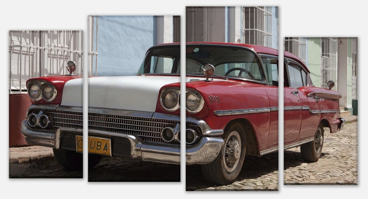 Leinwandbild Mehrteiler Alter Sportwagen M0519 Leinwandbild Mehrteiler Alter Sportwagen M0519