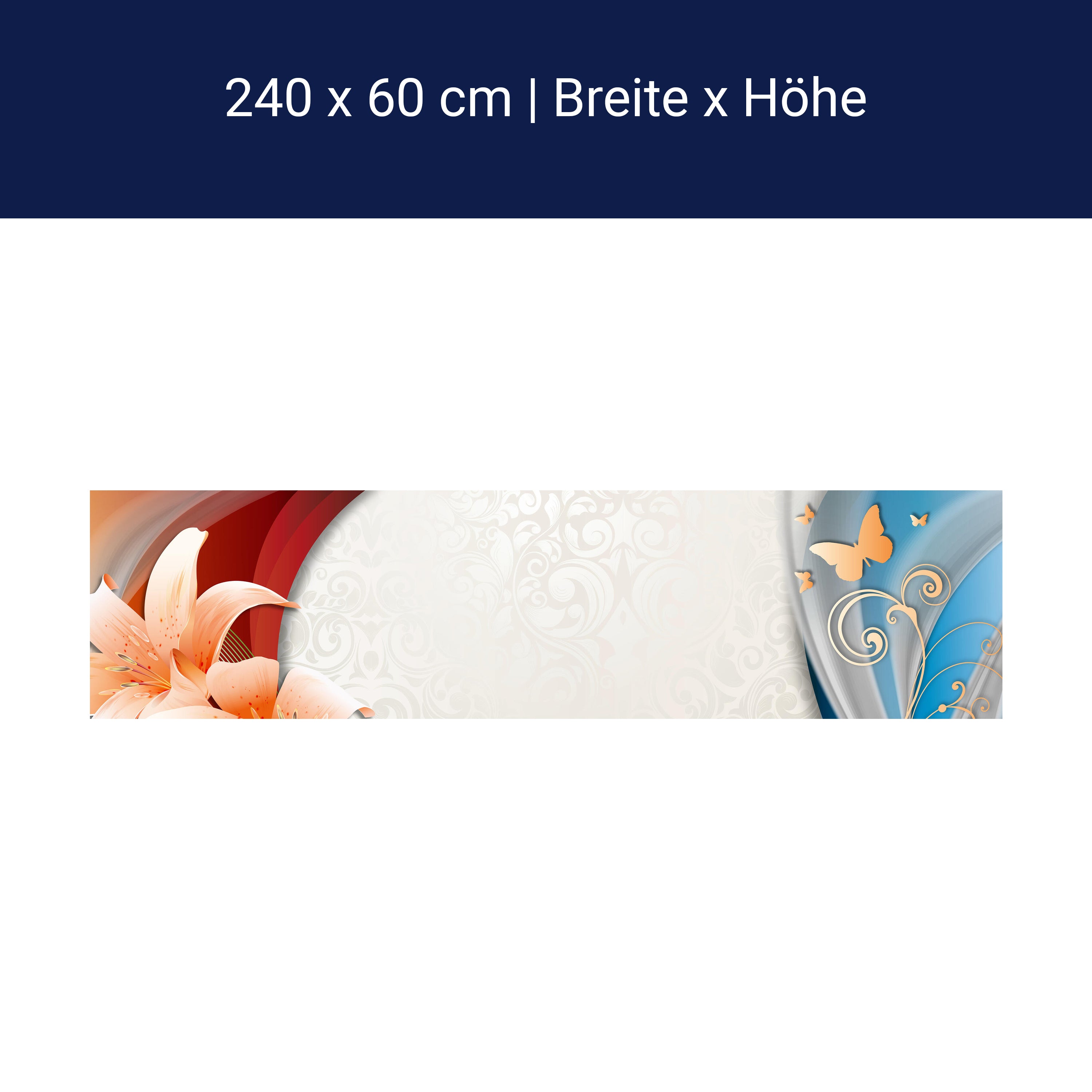 Küchenrückwand Lilientraum Lilie M0523 Küchenrückwand Lilientraum Lilie M0523