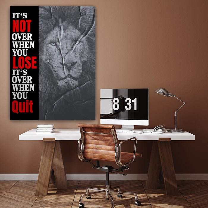 Leinwandbild It's not over Hochformat M0523 kaufen - Bild 3 Leinwandbild It's not over Hochformat M0523 kaufen - Bild 3