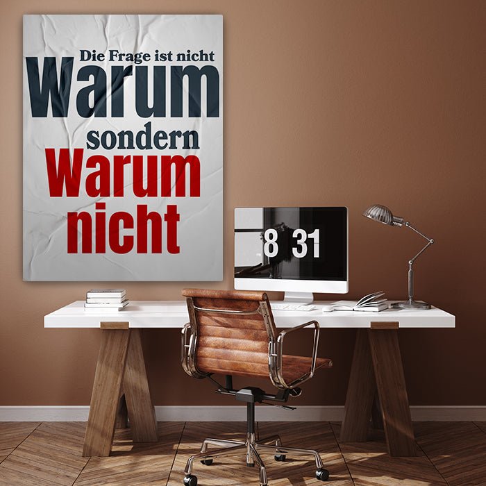 Leinwandbild Warum nicht Hochformat M0526 kaufen - Bild 3 Leinwandbild Warum nicht Hochformat M0526 kaufen - Bild 3