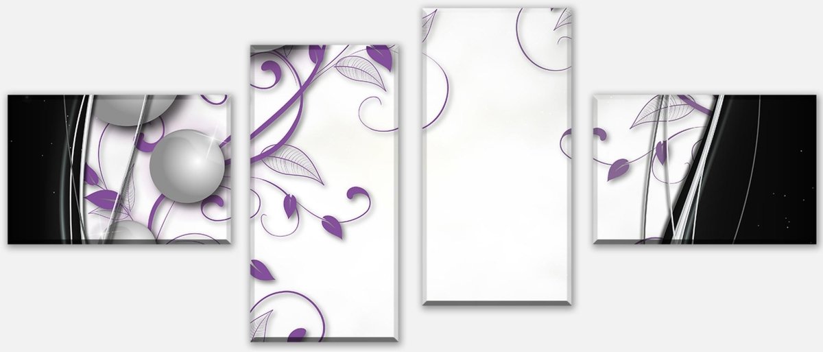 Leinwandbild Mehrteiler elegante Kugeln abstrakt M0527 Leinwandbild Mehrteiler elegante Kugeln abstrakt M0527