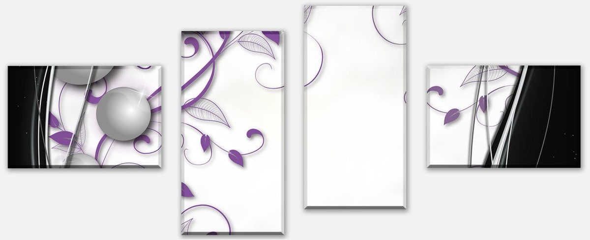 Leinwandbild Mehrteiler elegante Kugeln abstrakt M0527 Leinwandbild Mehrteiler elegante Kugeln abstrakt M0527