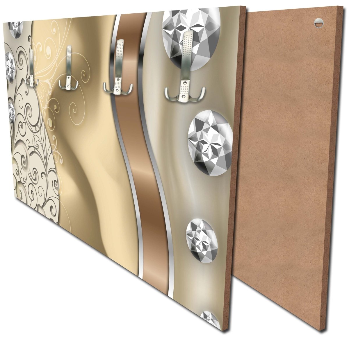 Garderobe elegante Diamanten abstrakt M0528 Garderobe elegante Diamanten abstrakt M0528