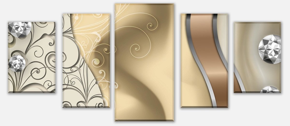 Leinwandbild Mehrteiler elegante Diamanten abstrakt M0528 entdecken - Bild 1 Leinwandbild Mehrteiler elegante Diamanten abstrakt M0528 entdecken - Bild 1