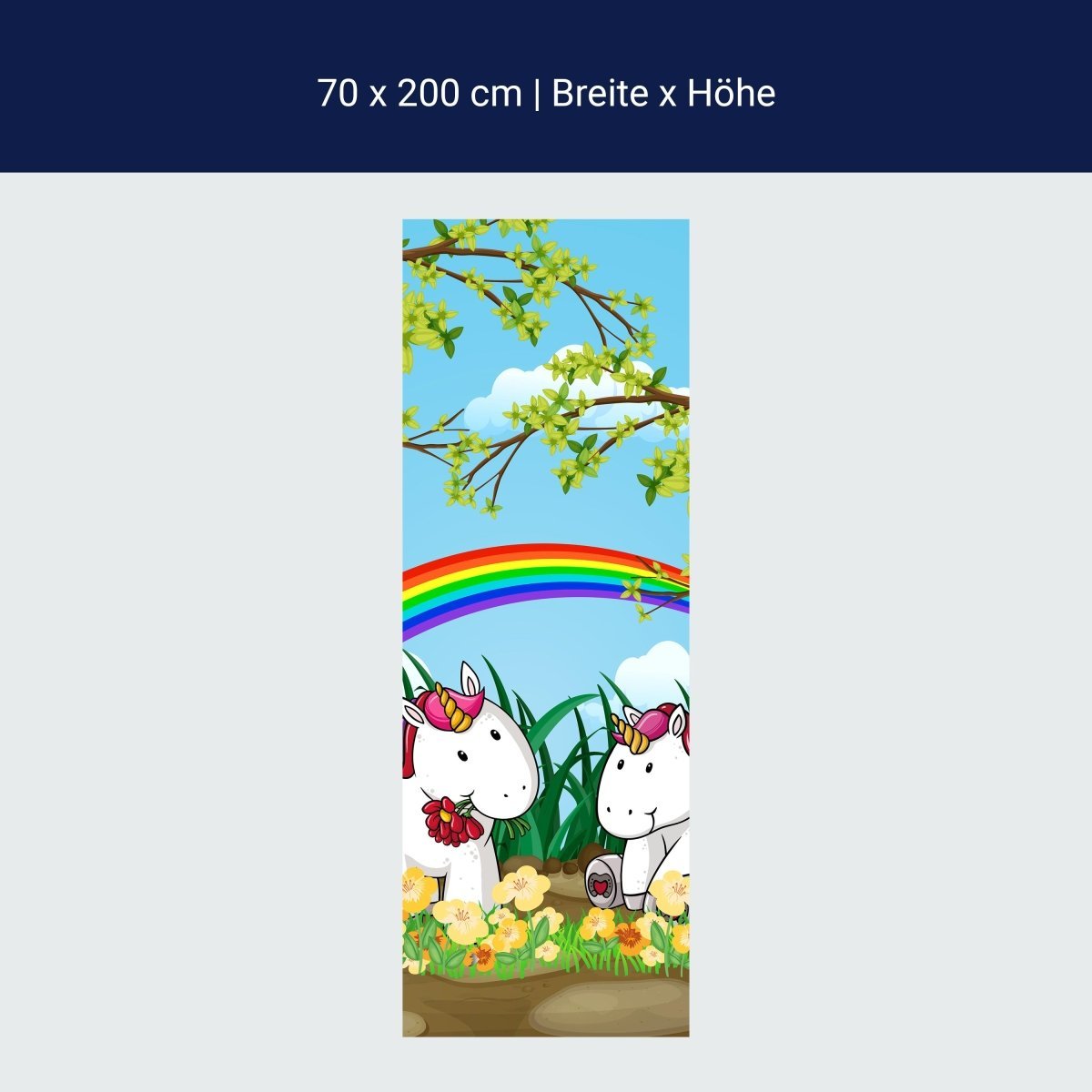 Duschwand Einhörner M0529 Duschwand Einhörner M0529