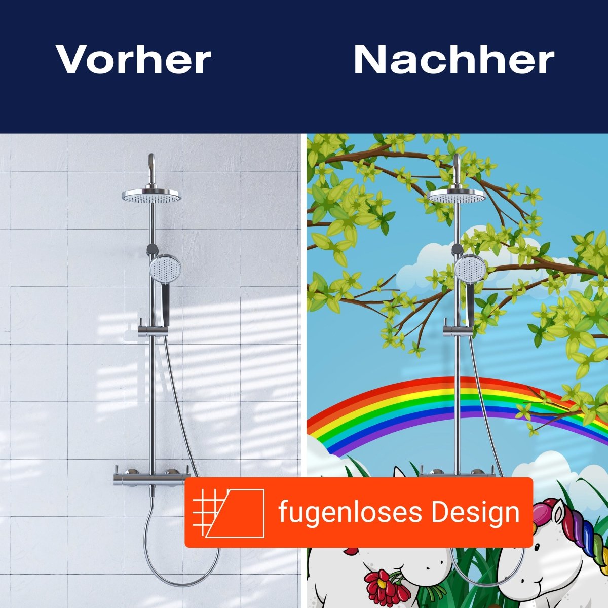 Duschwand Einhörner M0529 entdecken - Bild 9 Duschwand Einhörner M0529 entdecken - Bild 9