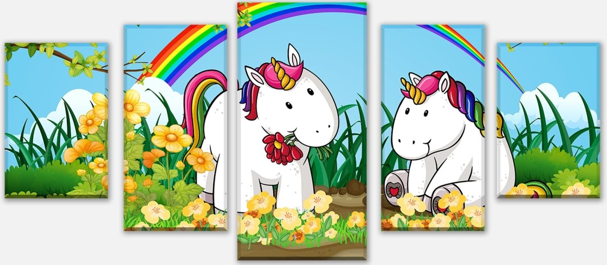 Leinwandbild Mehrteiler Einhörner M0529 entdecken - Bild 1 Leinwandbild Mehrteiler Einhörner M0529 entdecken - Bild 1