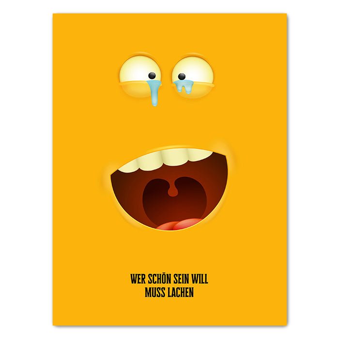 Leinwandbild Wer schön sein will Hochformat M0529 kaufen - Bild 1 Leinwandbild Wer schön sein will Hochformat M0529 kaufen - Bild 1