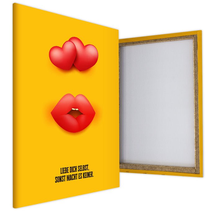 Leinwandbild Liebe dich selbst Hochformat M0530 kaufen - Bild 4 Leinwandbild Liebe dich selbst Hochformat M0530 kaufen - Bild 4