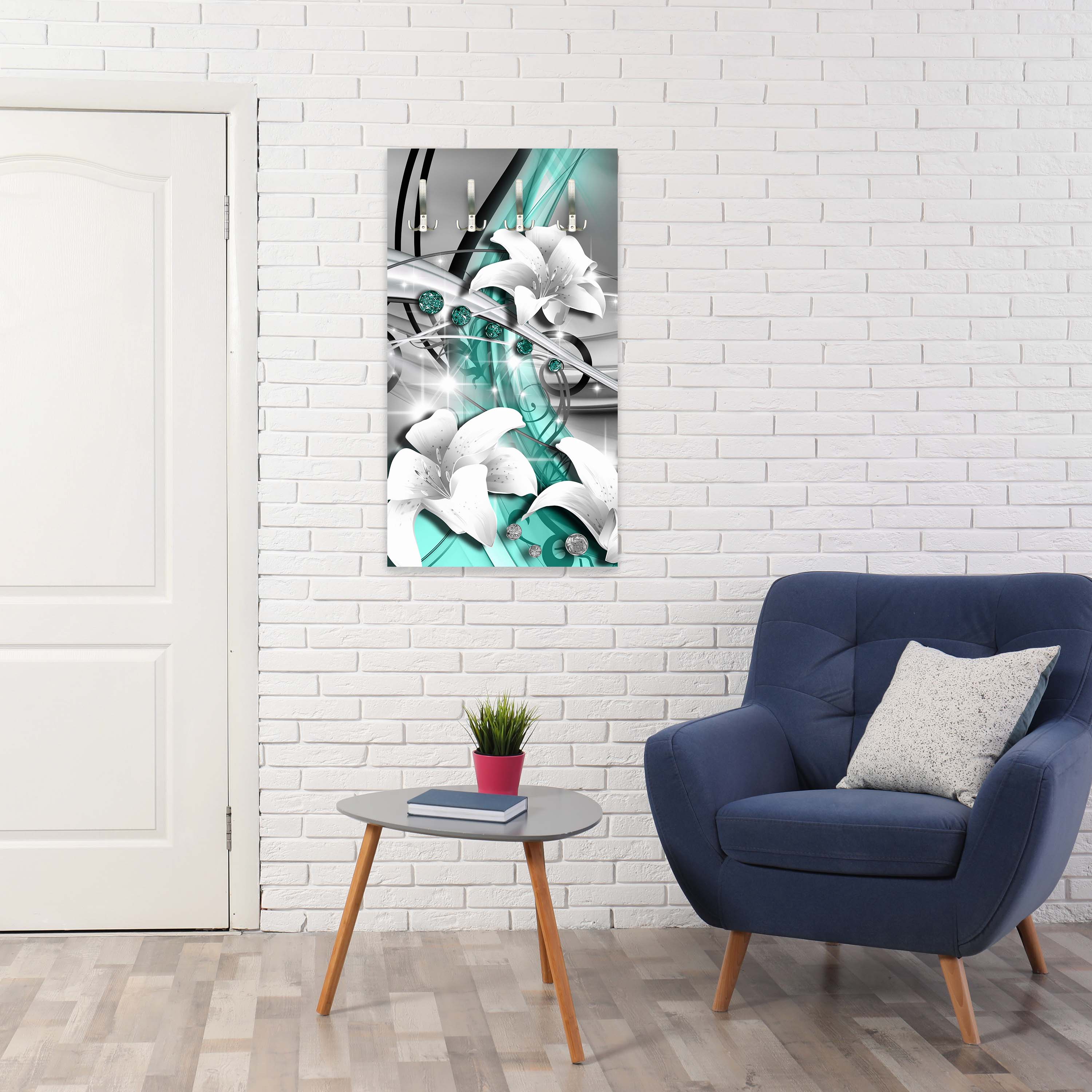 Garderobe Diamant Lilie grün M0532 entdecken - Bild 5 Garderobe Diamant Lilie grün M0532 entdecken - Bild 5